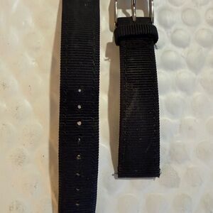 Michele Black Watch Strap